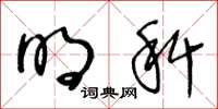 王冬龄明科草书怎么写