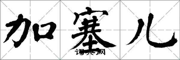翁闿运加塞儿楷书怎么写