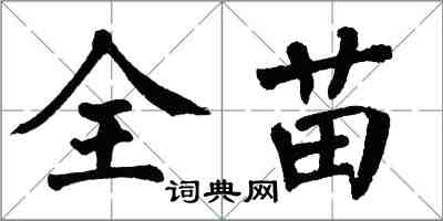 翁闿运全苗楷书怎么写