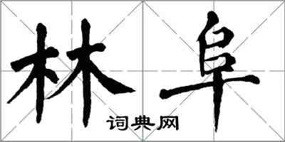 翁闿运林阜楷书怎么写
