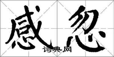 翁闿运感忽楷书怎么写