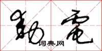 王冬龄动电草书怎么写