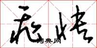 刘少英飞快草书怎么写