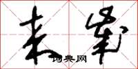 刘少英来岁草书怎么写