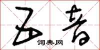 刘少英五音草书怎么写