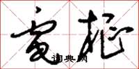 刘少英电枢草书怎么写