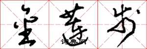 刘少英金莲步草书怎么写