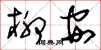 刘少英柳安草书怎么写