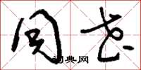 刘少英同花草书怎么写