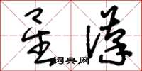 刘少英星汉草书怎么写
