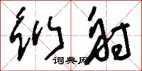 刘少英衍射草书怎么写