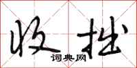 段相林收拙行书怎么写
