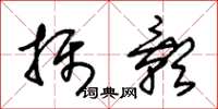 朱锡荣摄影草书怎么写