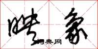 朱锡荣映象草书怎么写