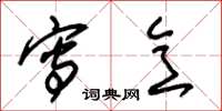 朱锡荣写意草书怎么写