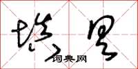 王冬龄填具草书怎么写