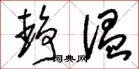 刘少英静温草书怎么写