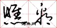 刘少英瞧看草书怎么写