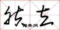 朱锡荣肤立草书怎么写