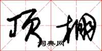 朱锡荣顶棚草书怎么写