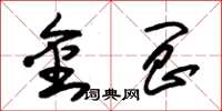 朱锡荣金阊草书怎么写