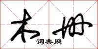 朱锡荣木册草书怎么写