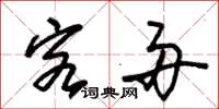 朱锡荣客舟草书怎么写