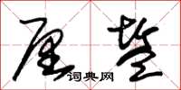 朱锡荣厘盐草书怎么写