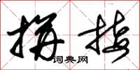 朱锡荣拼接草书怎么写