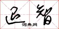朱锡荣退智草书怎么写
