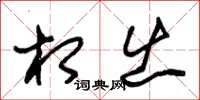 朱锡荣相出草书怎么写