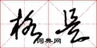 朱锡荣格是草书怎么写
