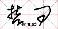 朱锡荣哲问草书怎么写