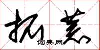 朱锡荣拓荒草书怎么写