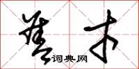 朱锡荣善才草书怎么写