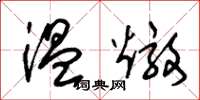 朱锡荣温炖草书怎么写
