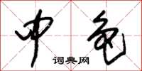 朱锡荣中色草书怎么写