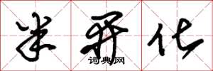 朱锡荣半开化草书怎么写