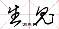 朱锡荣生鬼草书怎么写