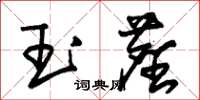 朱锡荣玉尘草书怎么写