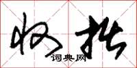 朱锡荣收拙草书怎么写