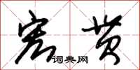 朱锡荣宏贯草书怎么写