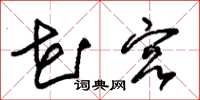 朱锡荣花宫草书怎么写