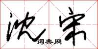 朱锡荣沈宋草书怎么写
