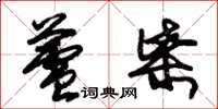 朱锡荣芦柴草书怎么写