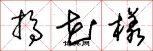 朱锡荣搞花样草书怎么写