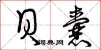 曾庆福贝囊草书怎么写