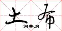 曾庆福土布草书怎么写