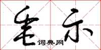 曾庆福垂示草书怎么写