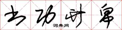 朱锡荣书功竹帛草书怎么写